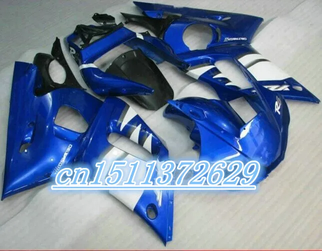 Детали для мотоцикла Dor YZF R6 Обтекатели 1998 1999 2000 2001 2002-1998 комплекты синий белый D |