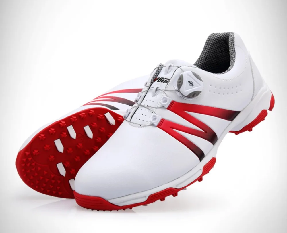 جديد PGM حذاء جولف الرجال للماء تنفس عدم الانزلاق أحذية أربطة الحذاء أحذية رياضية مسنبل أحذية 2018