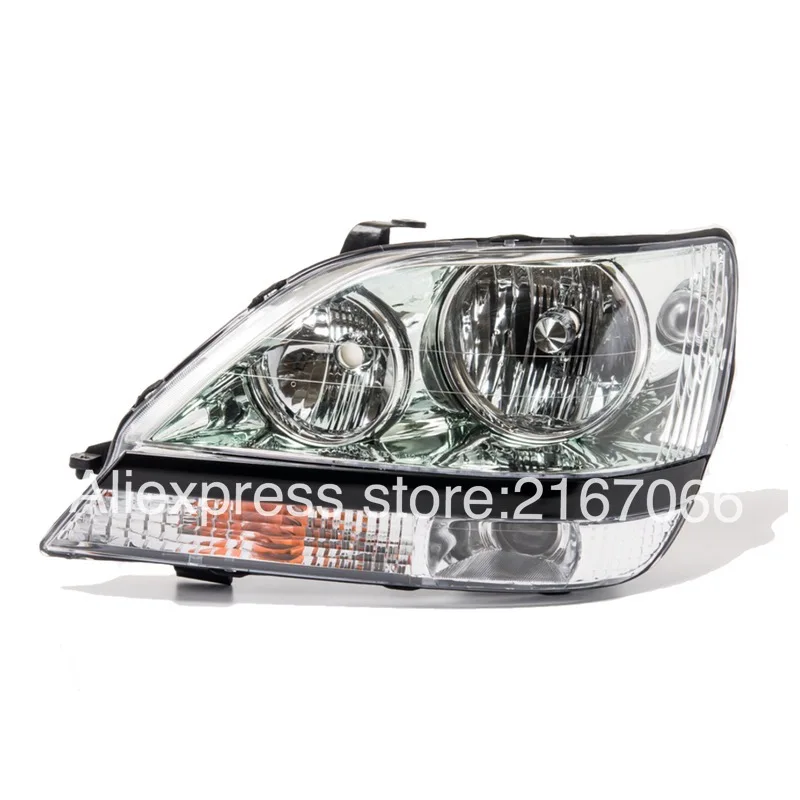 Автомобиль toyota harrier как снять левую фару Headlights Pair fits LEXUS RX300 1997 2003 fits Toyota HARRIER Headlamps Left Dr