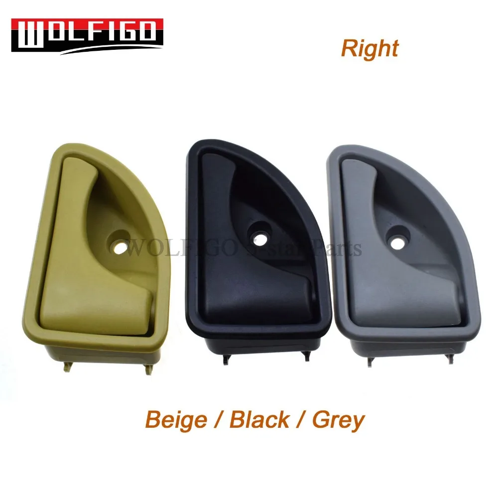 

WOLFIGO Beige/Black/Grey For Renault Kangoo 1997-2007 Twingo 1993-2007 Door Handle Inside Interior RIGHT Side 8200259377 New