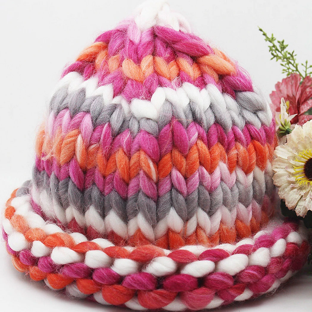Colore Epais Fil Pour Tricot Melange Fil Femmes Lady Bricolage A La Main Chapeau Echarpe Bebe Enfants Vetements Tricote Chunky Lana Fil Aliexpress