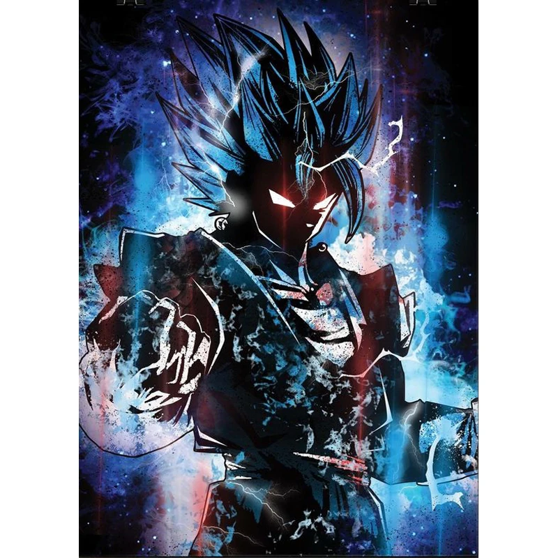 

3D diamond painting, cartoon, dragon ball warrior, diamond embroidery, Christmas decoration, rhinestone painting, cross stitch