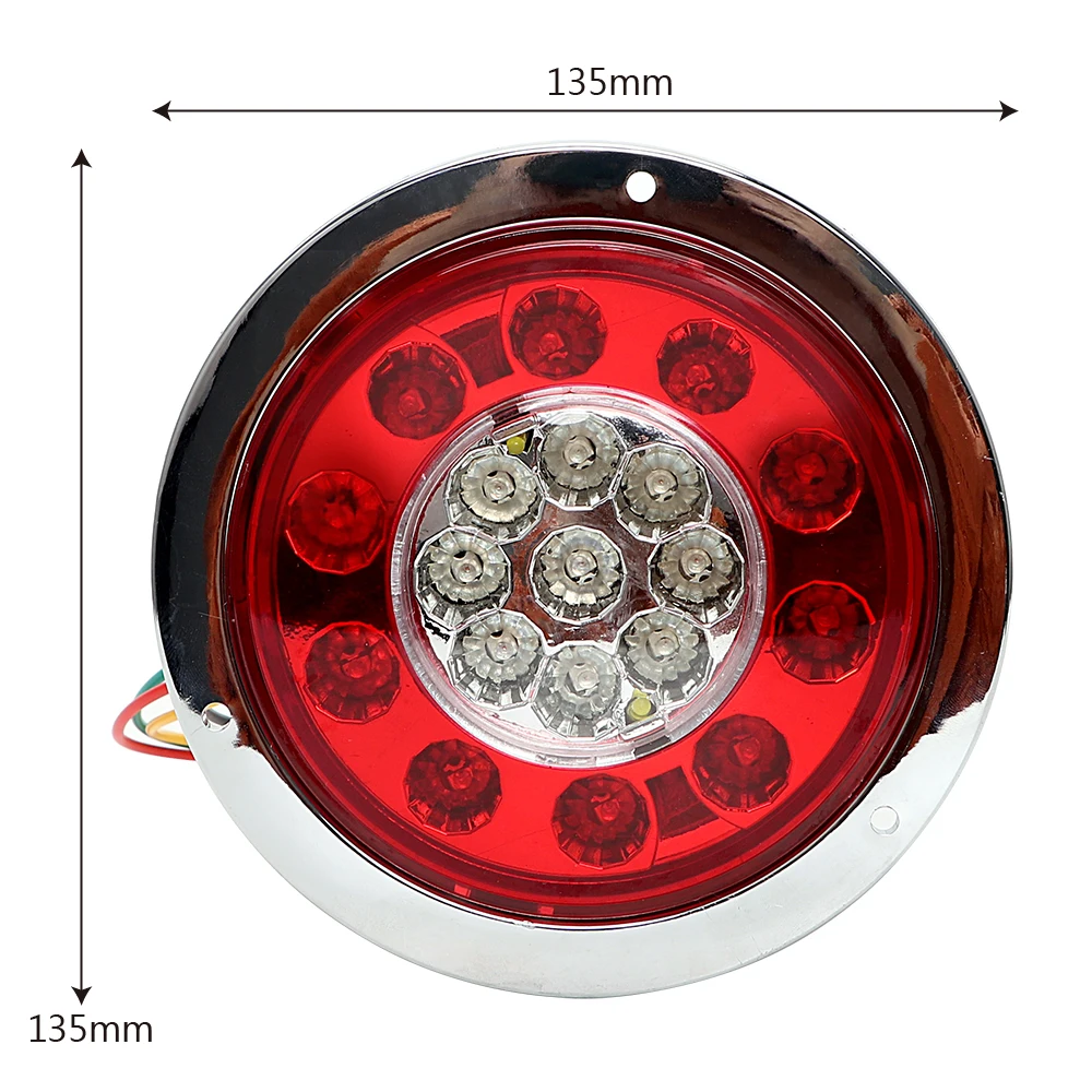 iTimo 1 Pair LED Truck Side Marker Turn Indicators DC 12V Automobile Tail Warning Lamp Car Turn Signal Lights Brake Lamp
