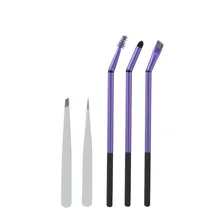 5pcs/lot Portable Profession Makeup Cosmetic Brush Professional Beauty tools cleaner kit blending Powder set