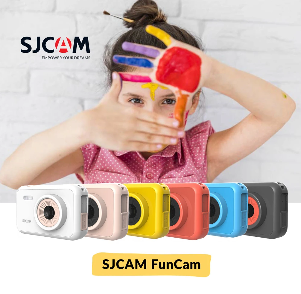 SJCAM FunCam детская камера " lcd 1080P игрушка для малышей обучающая цифровая фотокамера детская камера подарок на день рождения