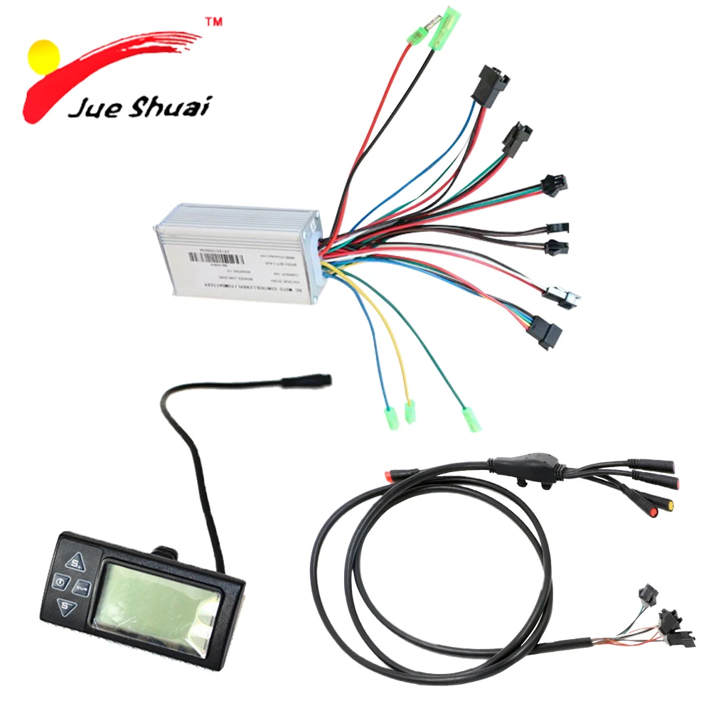 36V 250w Electric Bike Bicycle Controller Display Waterproof Main Cable