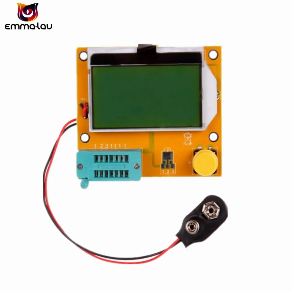 Цифровой мультиметр Mega328 M328 Lcr измеритель емкости и аккумулятора MOS/PNP/NPN|esr meter|tester