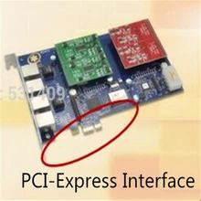 Tarjeta de telefonía de voz analógica con puerto FXS/FXO, tarjeta PBX de pentagrama PCI Express, venta al por mayor