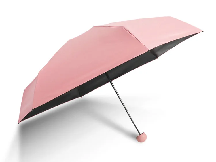 Мини-капсула зонтик женский зонтик прозрачный Карманный анти-УФ зонтик Ветрозащитный Складной Зонтики компактные дождевые детские зонтики - Цвет: Umbrella I