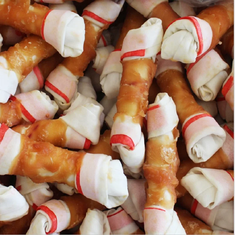 

Dog Snacks Dog food Fresh Chicken Cowhide Pet Food Puppy Chew Clean Teeth Training reward Delicious Keep Healthy food feeder