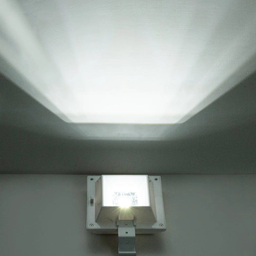 Waterproof 6 LED Solar Light Security Roof Gutter Lamp Garden Yard Outdoor Sensor Wall Lamp Emergency Lighting White/Warm white