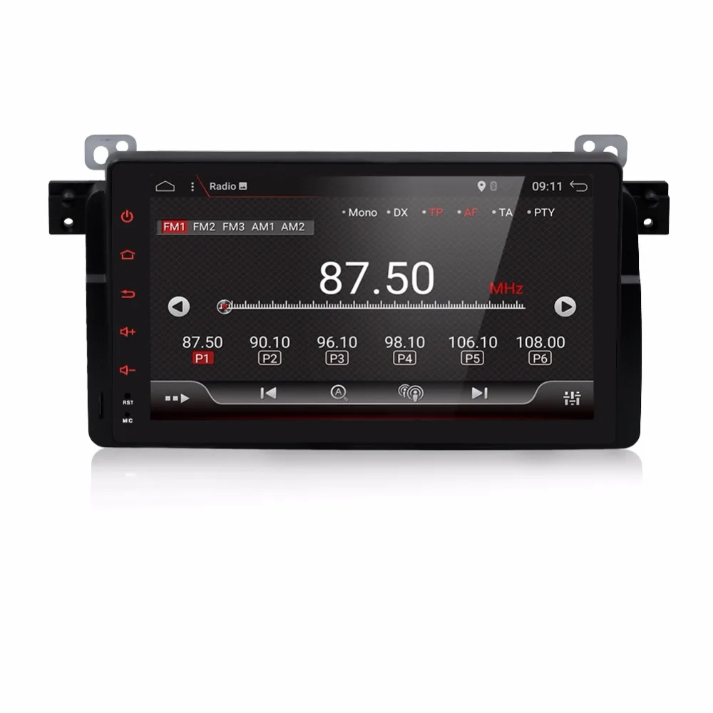 Cheap Android 7.1 for bmw E46,M3 Autoradio car gps navigation, wifi, radio, bluetooth, Steering wheel Canbus, Map ready, Touch screen 3