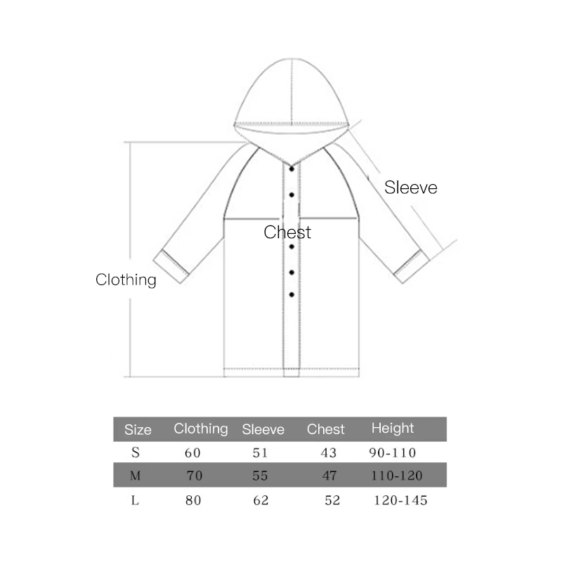 Детский плащ из полиэстера, плащ с капюшоном, дышащая прозрачная непромокаемая одежда, водонепроницаемая куртка, детский пончо, Модный Плащ-дождевик