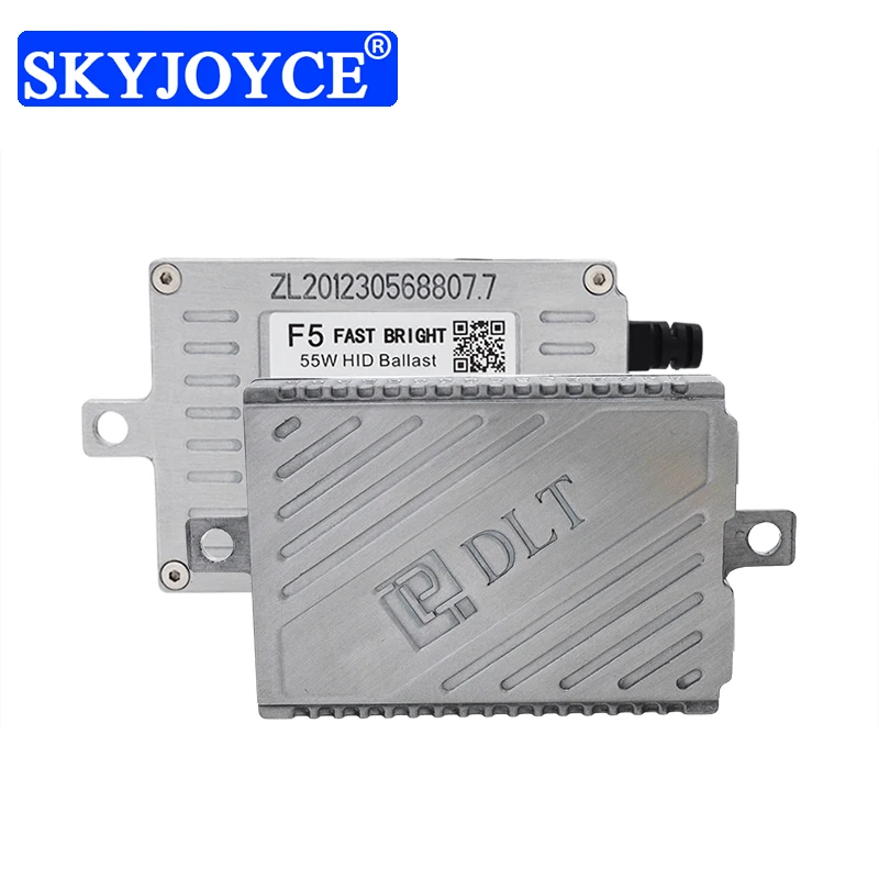 SKYJOYCE 55 Вт Быстрый Яркий Cnlight HID Xenon Kit 55 Вт DLT F5 Быстрый старт HID Балласт 45 Вт Cnlight H1 H7 H11 D2H HID лампы 4300 К 6000 К