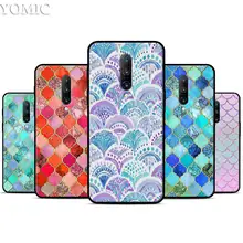 Mandala Flower Datura Fashion Shell Silicone Case for Oneplus 7 7Pro 5T 6 6T Black Soft Case for Oneplus 7 7 Pro TPU Phone Cover