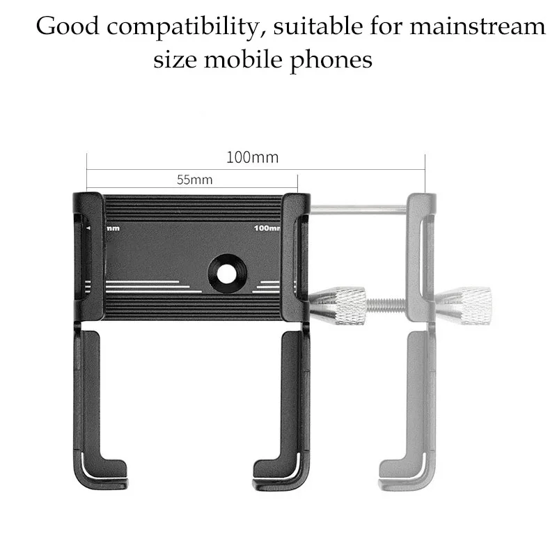 Алюминиевый сплав горный велосипед держатель для телефона мотоцикл руль крепление для iPhone huawei samsung 4,7-6,5 дюймов подставка для мобильного телефона