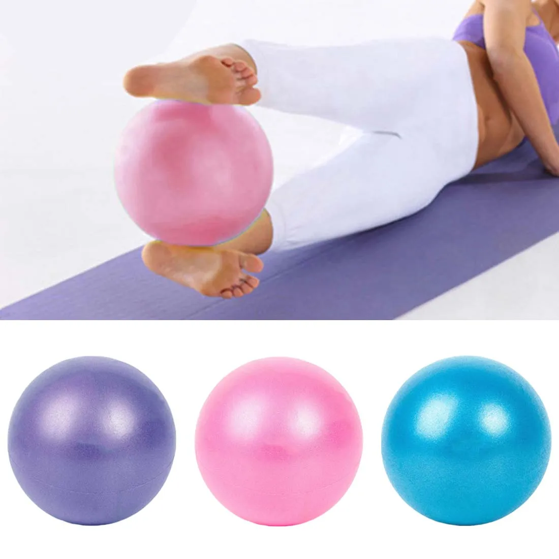 

Exercise Gymnastic 25cm Pelota Yoga Fitness Pilates Ball Balance Exercise Gym Fitness Yoga Core Ball Indoor Gym Yoga Ball