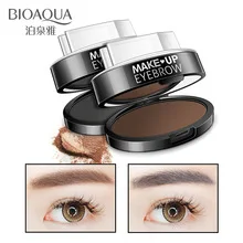 5.5 г bioaqua Профессиональный нежный Палитры Красота Макияж для бровей Косметическая пудра 2 Цвет Водонепроницаемый для бровей Косметическая пудра Тени для век