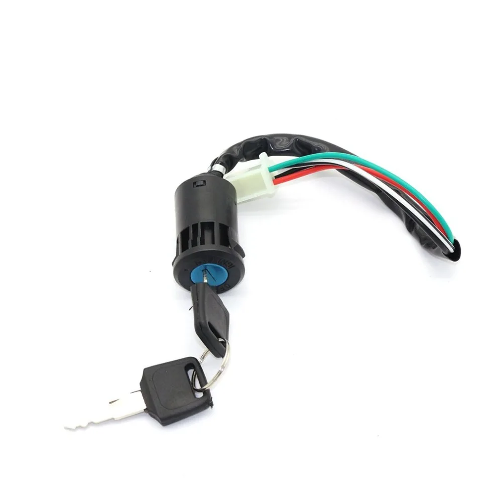 New 4 Wire Ignition Key Barrel Switch for 50cc 110cc 125cc 250cc PIT Quad Dirt Bike ATV