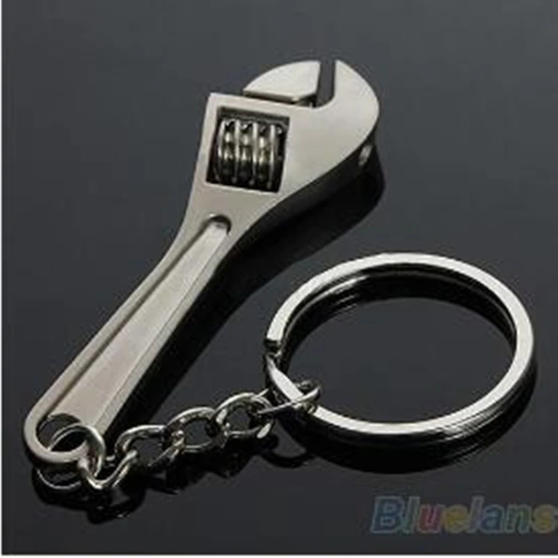 

Silver Plated Wrench Keychain Changeable Spanner llaveros Rings Key Chains For Keys Wrench Keyrings For Men Women Keyfob Tools