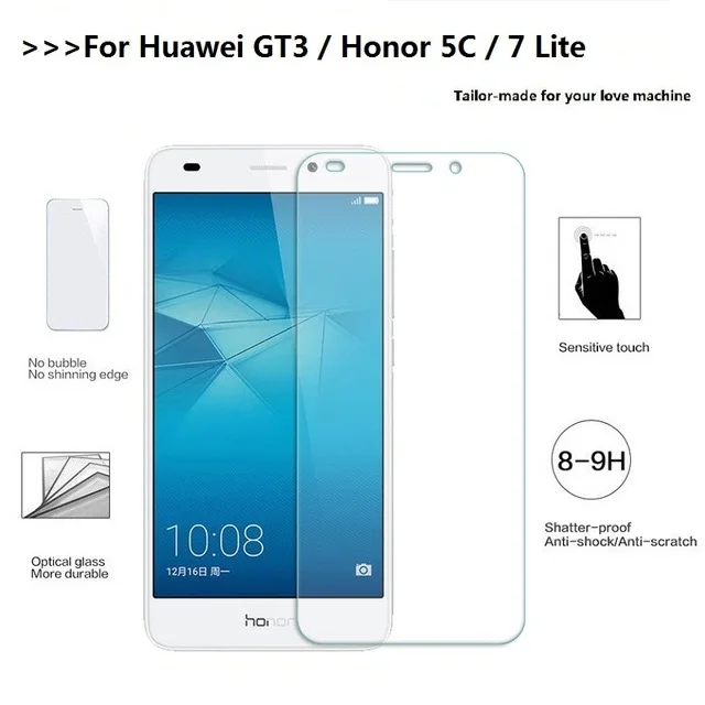 9 H закаленное Стекло для huawei GT3 Экран протектор Honor 5C 7 Lite GT 3 NMO-L31 NMO-L02 NMO-L03 NMO L31
