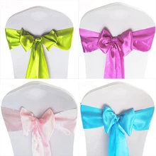 HAOLIANG Стул Лук-узел Лента Для Свадьбы Столовой Алмаз Пряжки Украшают Riband Украшение Стульев Cover Party 50 Шт./лот