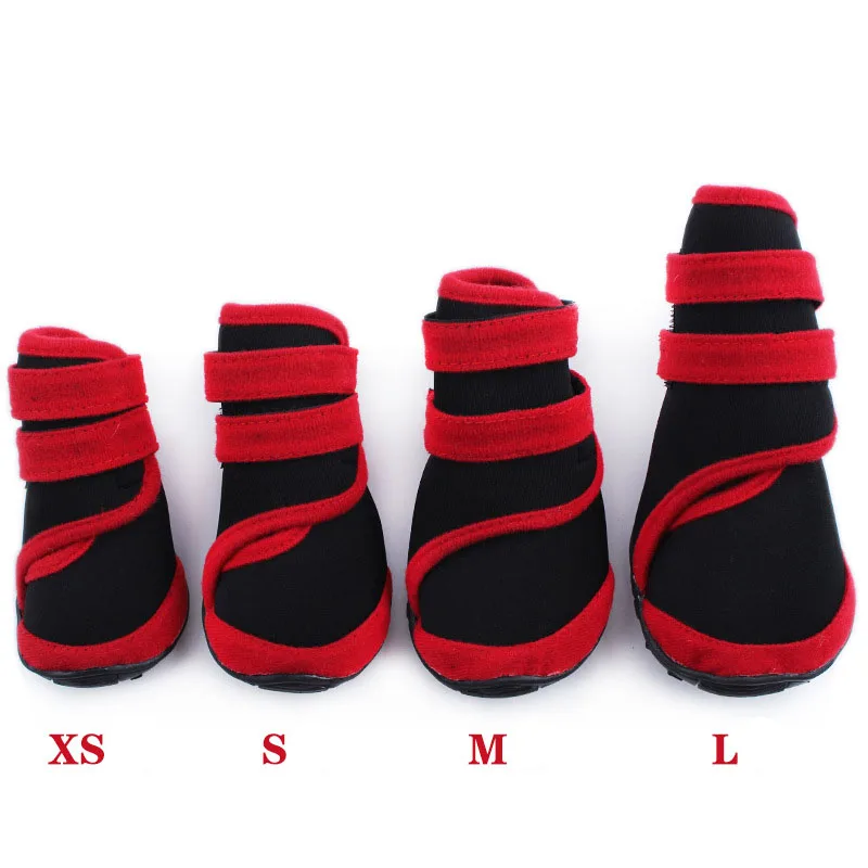 SYDZSW Hot Lrage Dog Shoes Bulldog Boots Neoprene Warm Big Dog Winter Boots for Gold Retriever Husky Outdoor Dog Supplies Anti Slip