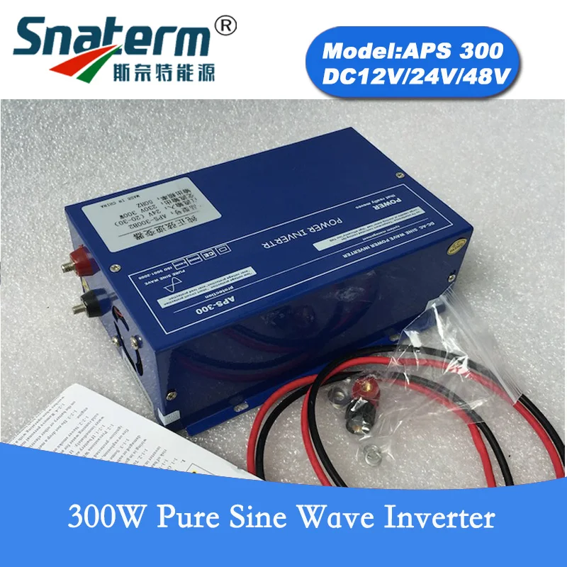 Бесплатная Доставка! 300 Вт DC12V/DC24V/DC48V вход к 220VAC Выходная Пиковая мощность 600