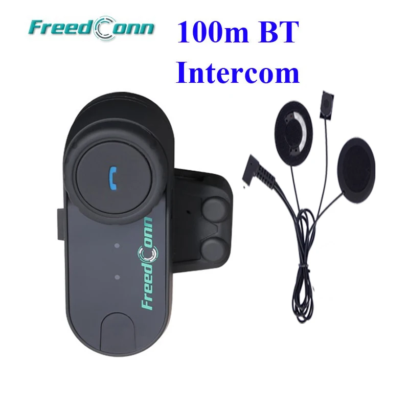 FreedConn 100 м Bluetooth мотоциклетный шлем домофон гарнитура мягкий микрофон для полного