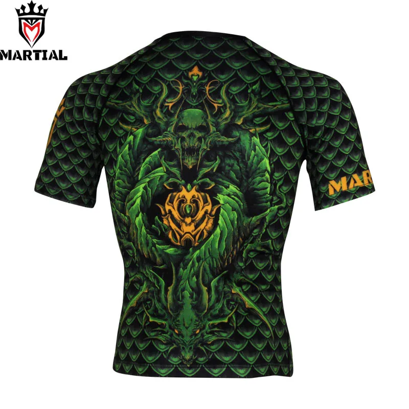 Боевые искусства: The Guardian of Dargon mma rashguard футболки для боевых искусств боксерские