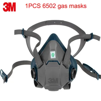 

3M 6502 respirator mask Genuine security high quality respirator face mask With 6000/2000 series Anti-virus dust mask