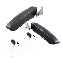 Универсальный регулируемый подлокотник для сиденья, консольный ящик для сиденья автомобиля, подлокотник для сидения, сиденье для караванов, запчасти для сидений из мягкой искусственной кожи, боковое одеяло, 1 пара