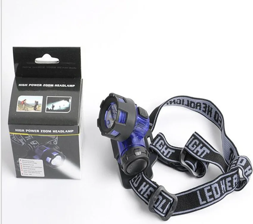 Ultra-light 3W Headlamp 3AAA Battery Powerful Head Lamp Light Waterproof Flashlight Torch Headlight for Hunting Fishing Camping (16)