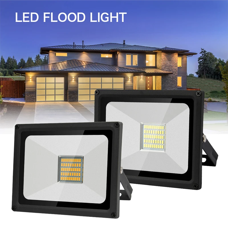 

50W Super Bright Outdoor LED Flood Lights Landscape Spotlight 4500lm 6000-6500K IP65 Waterproof