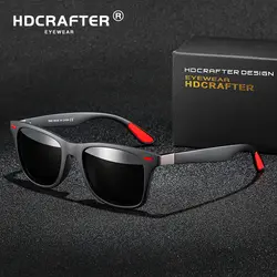 Квадратные Солнцезащитные очки поляризованные Для мужчин брендовые дизайнерские классические солнцезащитные очки вождения