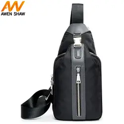 Высокое качество для мужчин сумки с застежкой открытым дизайн большой вместительности на плечо для подростков передний карман молнии