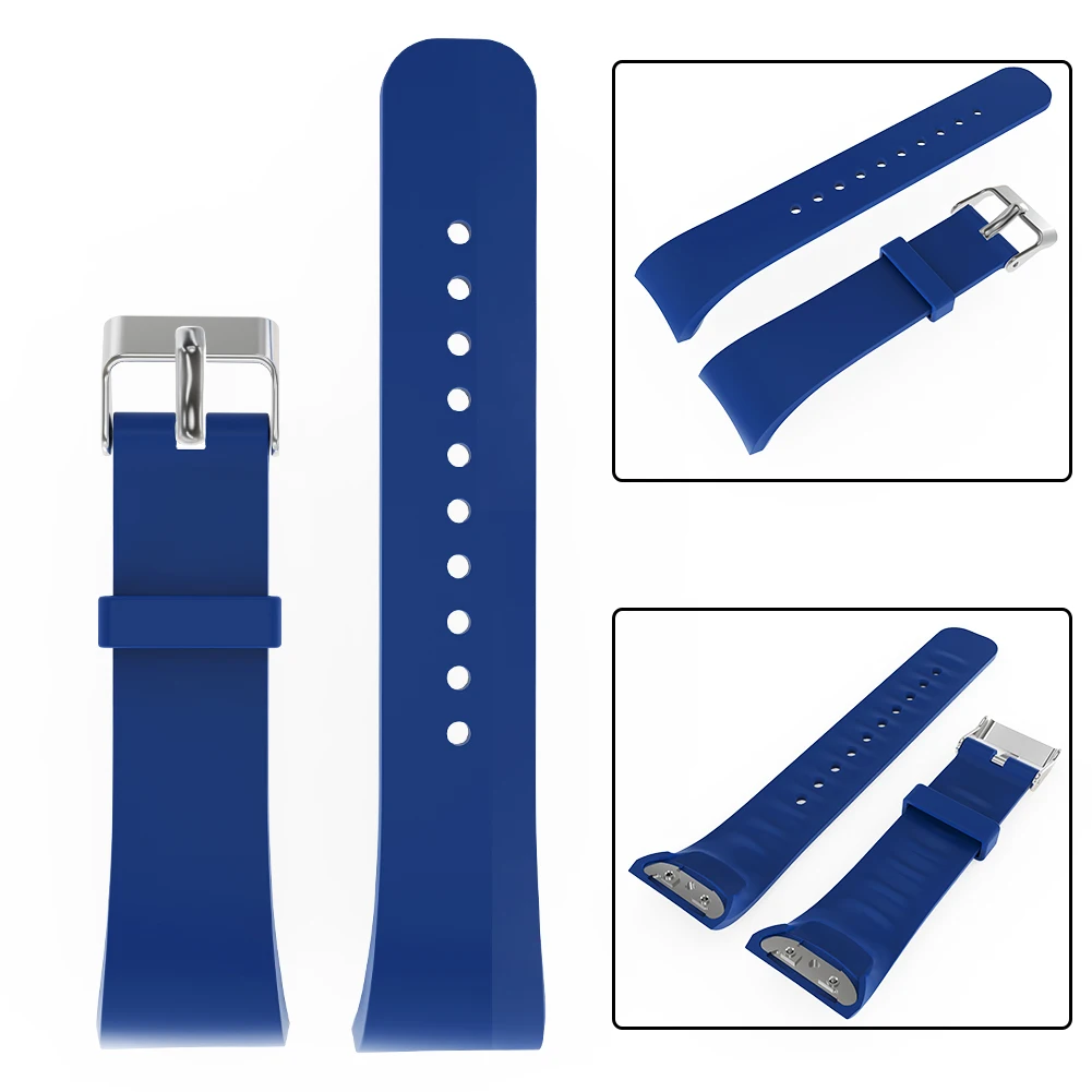 Ремешок силиконовый для Samsung Gear Fit2 Pro R360 R365 R366 21 см|samsung gear band|samsung watch strapwatch band |