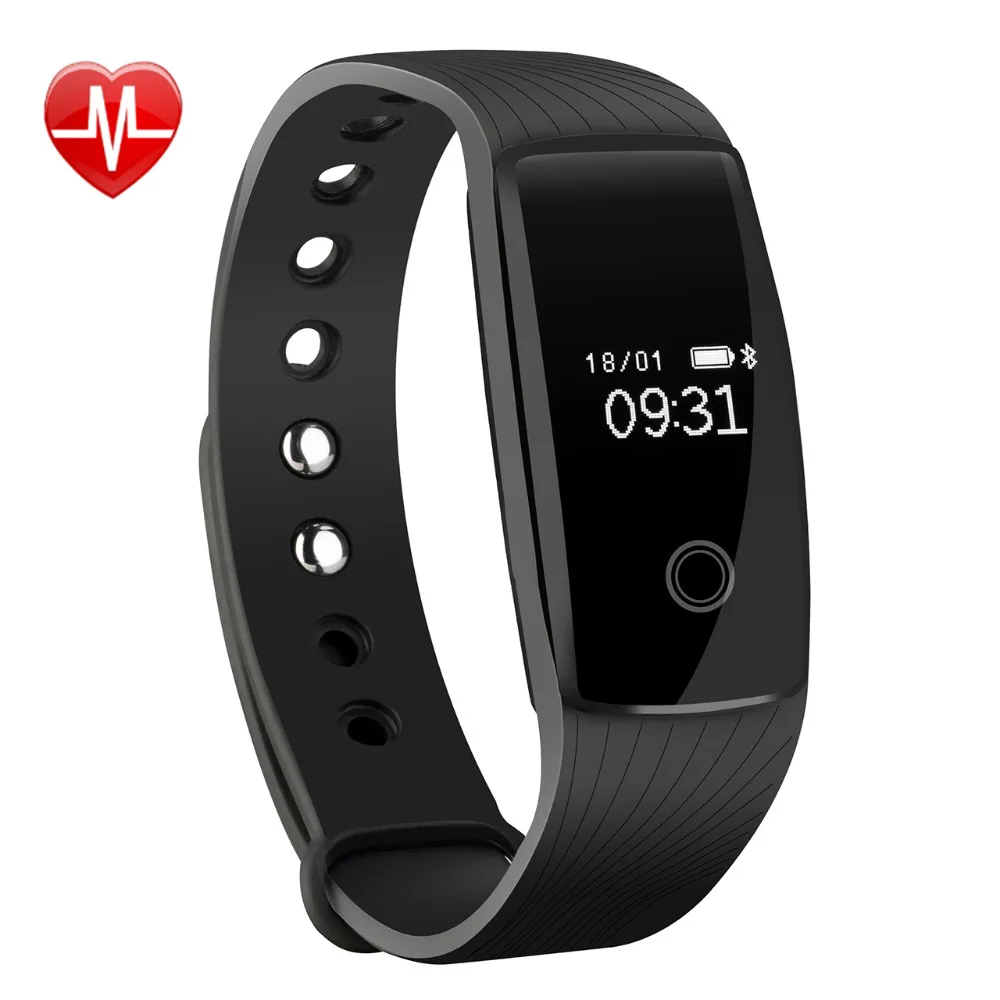 VicTsing Smart Wristband Heart Rate Monitor Band Fitness Bracelet Health Tracker Activity