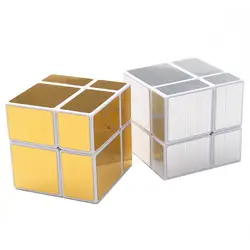 Shengshou 2x2x2 магический зеркальный куб блоки 5,7 см скорость магический пазл куб 2x2 Cubo Магическая наклейка обучающая игрушка