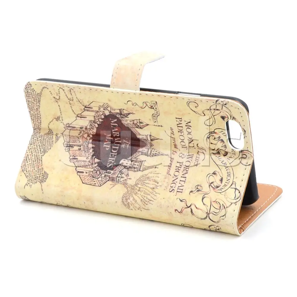 The Marauders Map Leather Wallet Case for iPhone 6 (4.7 inch)