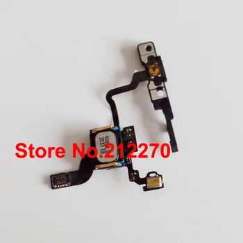 

YUYOND 50pcs/lot New Proximity Light Sensor Power Button Flex Cable With Ear Speaker & Bracket For iPhone 4 GSM Wholesale