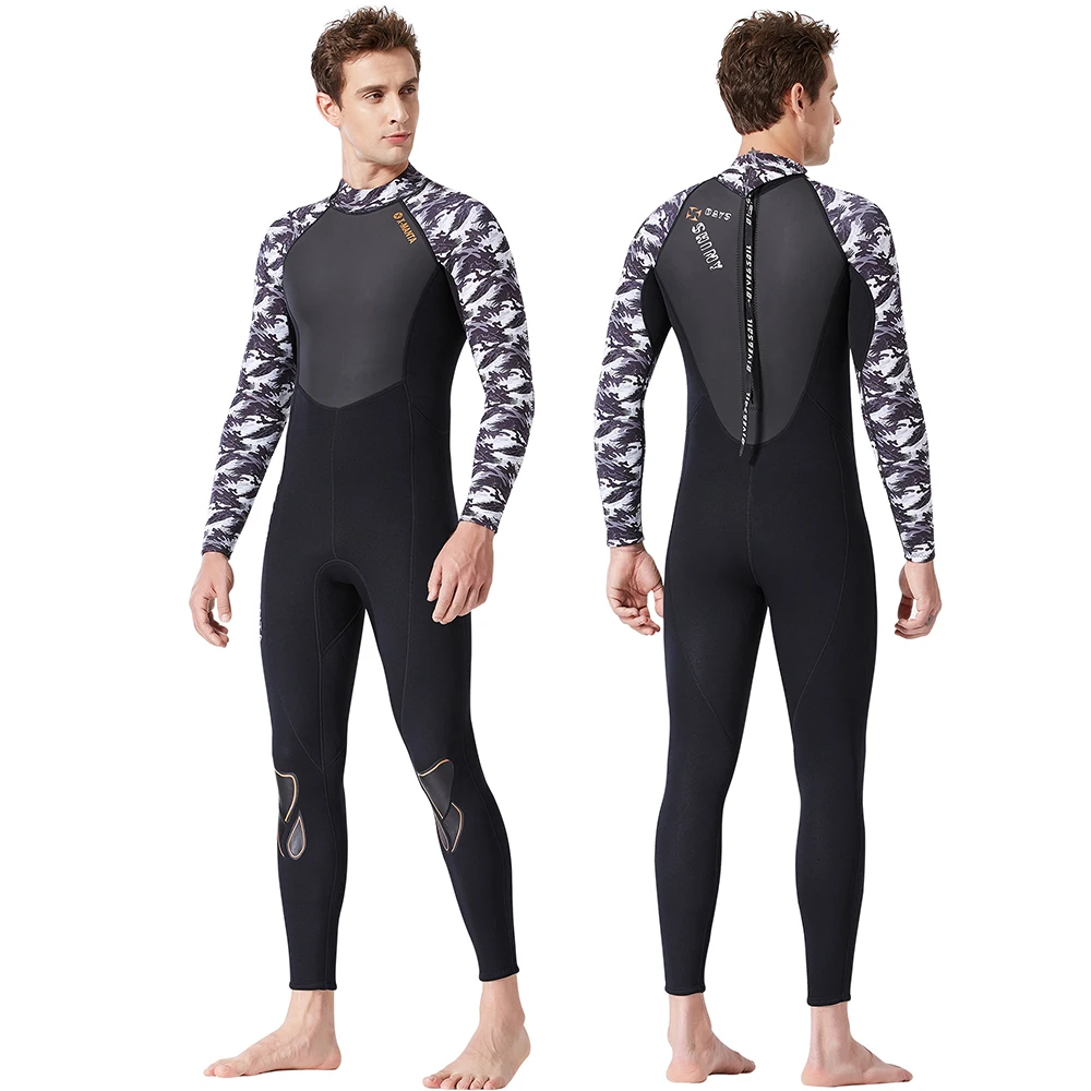 

Lixada Men's Thermal Diving Suit 1.5MM / 3.0MM UV Protective Wetsuit Snorkeling Surfing Swimming Neoprene Fitting Diving