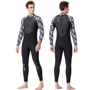 

Lixada Men's Thermal Diving Suit 1.5MM / 3.0MM UV Protective Wetsuit Snorkeling Surfing Swimming Neoprene Fitting Diving