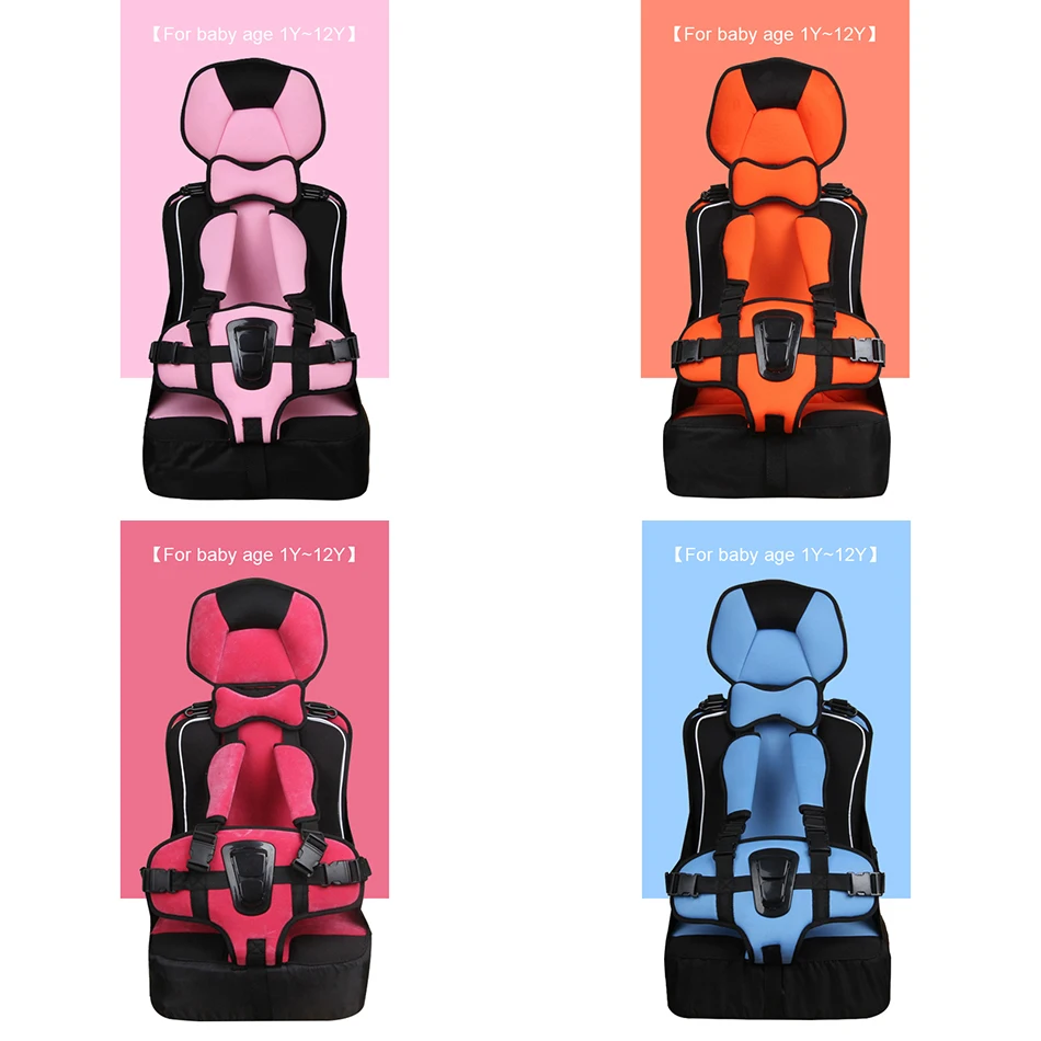  Portable Seats Mat For Travel Protective Baby Carrier Adjustable Thickened Baby Booster Infant Chai