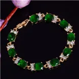 QCOOLJLY новейший 1 шт. Прекрасный дизайн в форме ладони привлекательный женский серебряный цвет зеленый натуральный камень браслет