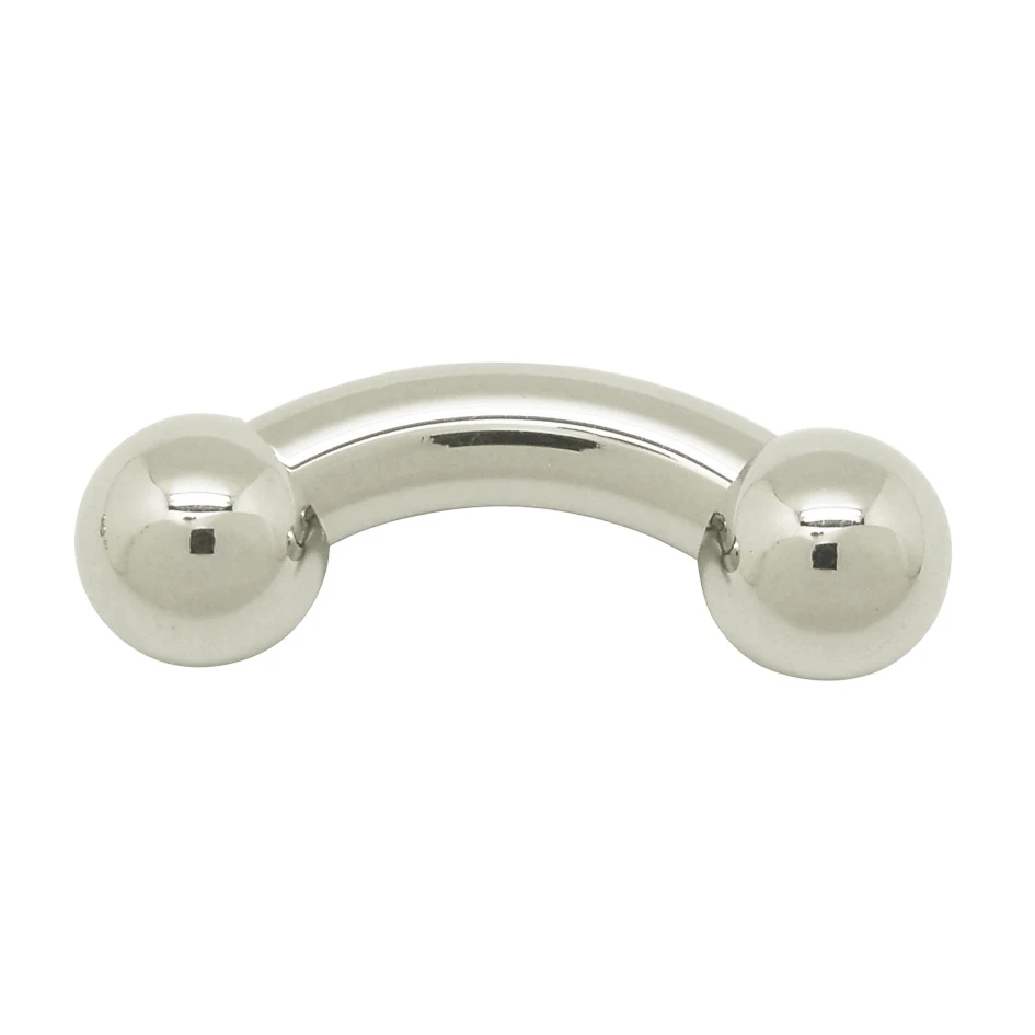 

3MM to 12MM 316L stainless steel body piercing jewelry curved barbell genital piercing