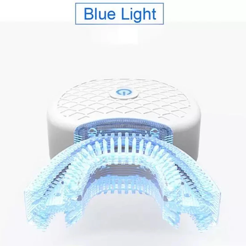 360° Automatic Sonic Electric Toothbrush Waterproof Intelligent U Type Automatic Tooth brush Whitening Electric Power Toothbrush 008