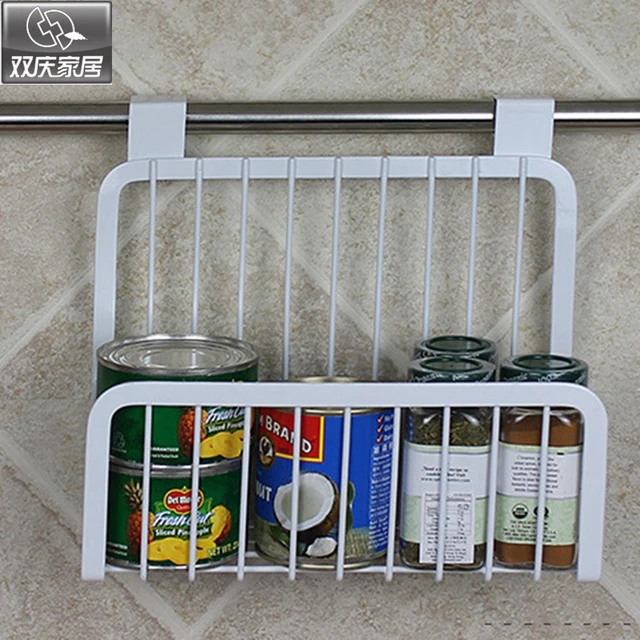 Multifungsi Peralatan Makan Botol Bu Penyimpanan Rak Besi Dapur Multifungsi Peralatan Makan Botol Bu Penyimpanan Rak Besi Dapur Pintu Lemari Gantung Keranjang