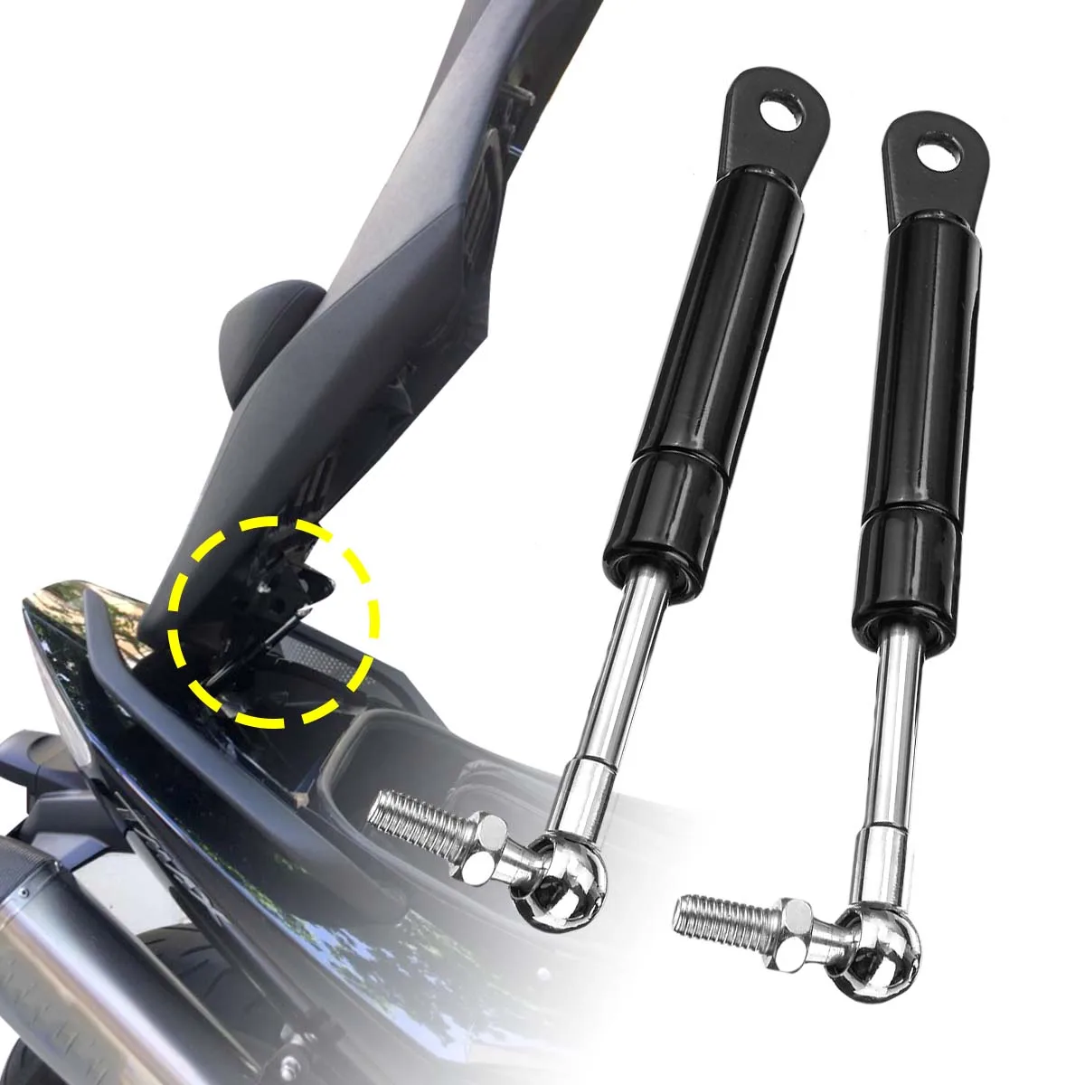  Motorcycle Scooter Seat Strut Adjust Adjuster Shock Lift Bar Support Props Arm For Yamaha T MAX TMA
