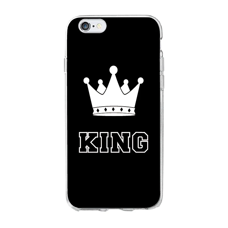 Fashion Luxury Crown King Queen Soft TPU Back Covers For IPhone 5 5S 5SE 6 6s 7 7Plus 8 8Plus X XS Max SAMSUNG Fundas Capas Fashion Luxury Crown King Queen Soft TPU Back Covers For IPhone 5 5S 5SE 6 6s 7 7Plus 8 8Plus X XS Max SAMSUNG Fundas Capas